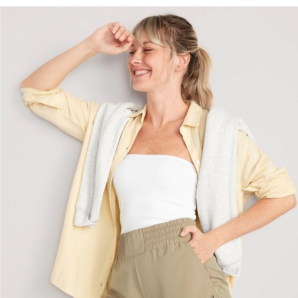 NWT OLD NAVY High-Waisted StretchTech Pull-On Surf Short4-inch inseam Birch Leaf - Picture 3 of 10